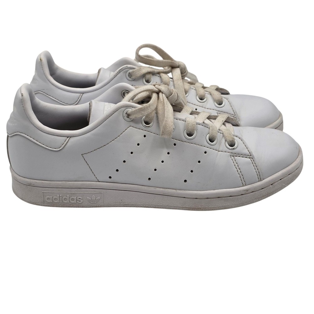 Adidas Stan Smith Shoes Womens Size 6 White Leather Tennis Sneakers‎ Q47225
